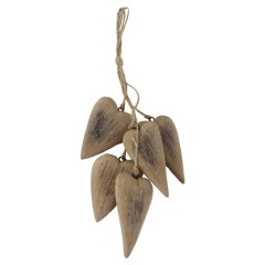 Srdíčka ve svazku D7361 Nábytek - Bytové doplňky a dekorace - Sváteční dekorace - Vánoční dekorace