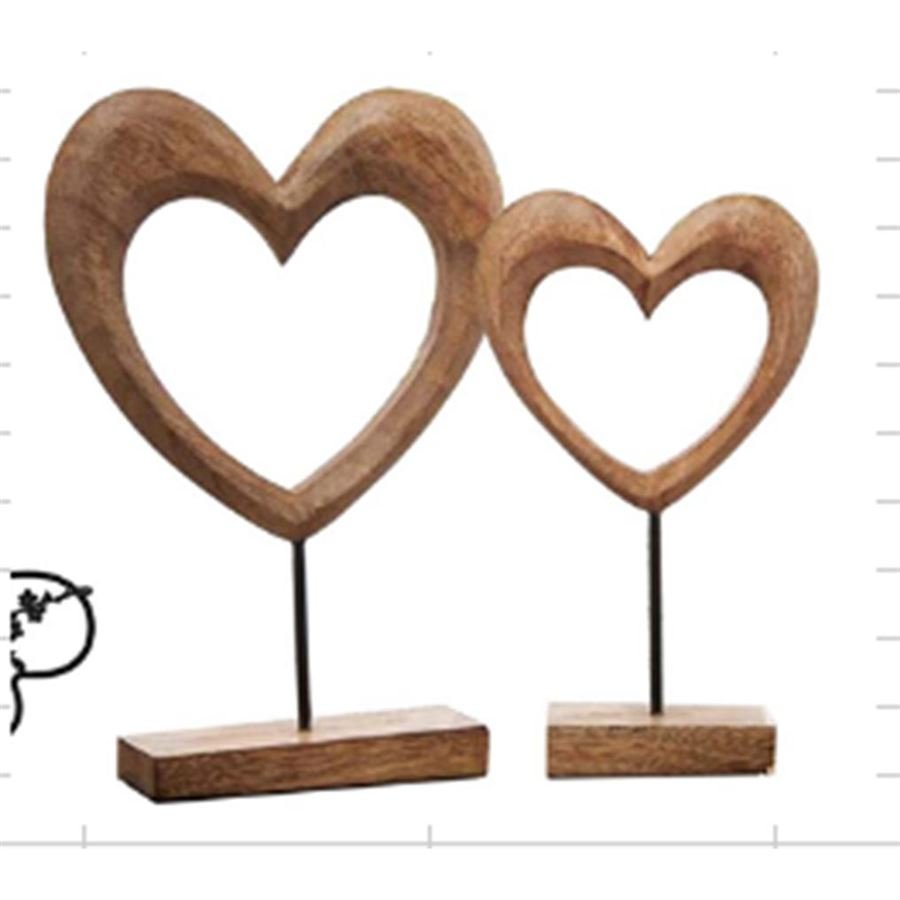 Dům, byt a zahrada - Dekorace srdce, S/2 D7685 Dekorace srdce, S/2 D7685 - Dům, byt a zahrada