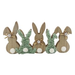 Nábytek Bytové doplňky a dekorace Sváteční dekorace Velikonoční dekorace - Velikonoční dekorace zajíčci D7661 Velikonoční dekorace zajíčci D7661