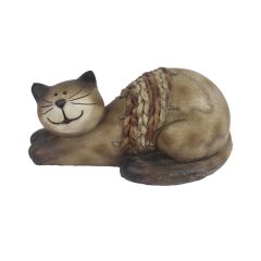 Dekorace kočka X5628 Nábytek - Bytové doplňky a dekorace - Sváteční dekorace - Velikonoční dekorace