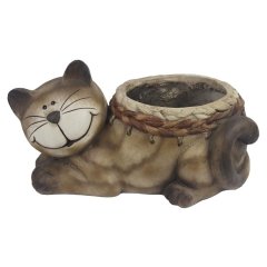 Květináč kočka X5633 Dům, byt a zahrada