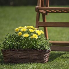 Květináč ovál hnědý P0992/5 Dům, byt a zahrada