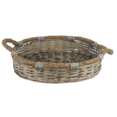 Košík oválný šedý velký P2039/V Hobby - Dárkové koše