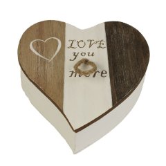 Box srdce D1580 Nábytek - Bytové doplňky a dekorace - Doplňky do ložnice - Úložné boxy