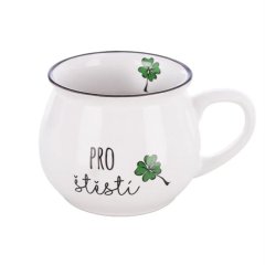 Hrnek keramický Pro štěstí O0638 Dům, byt a zahrada