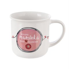 Hrnek porcelán NEJLEPŠÍ MAMINKA 0,34 l O0585 Dům, byt a zahrada