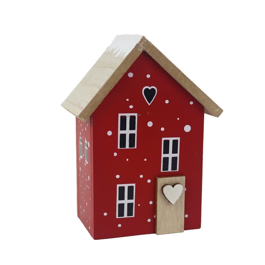 Nábytek - Bytové doplňky a dekorace - Sváteční dekorace - Vánoční dekorace - Dekorace domeček D7447-08 Dekorace domeček D7447-08 - Vánoční dekorace