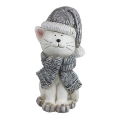 Kočka s LED osvětlením X5298 Nábytek - Bytové doplňky a dekorace - Sváteční dekorace - Vánoční dekorace