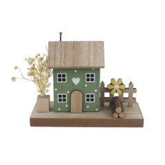 Dekorace domeček D6857 Velikonoční a jarní dekorace - Domečky, budky