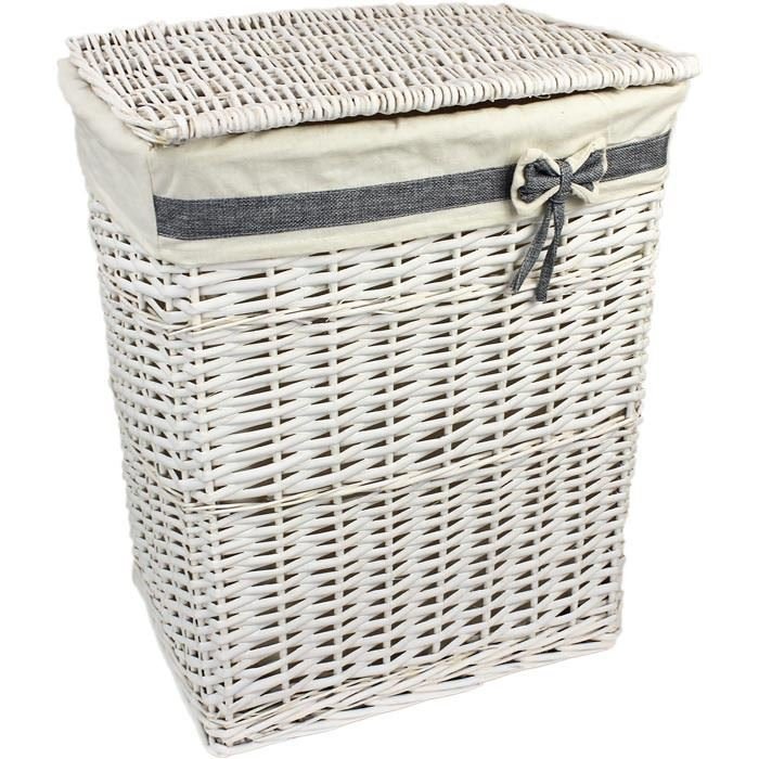 Koš na prádlo bílý P1373 - Koše na prádlo