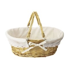Košík se dvěma uchy přírodní P0068 Hobby - Dárkové koše