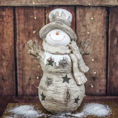 Sněhulák s LED osvětlením X2695 Nábytek - Bytové doplňky a dekorace - Sváteční dekorace - Vánoční dekorace