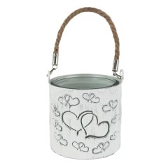 Svícen na jednu svíčku srdce K4448/2 Nábytek - Bytové doplňky a dekorace - Vůně do bytu a svíčky - Svícny