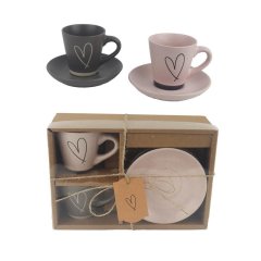 Hrníček s podšálkem, 2 sady X6960 Dům, byt a zahrada