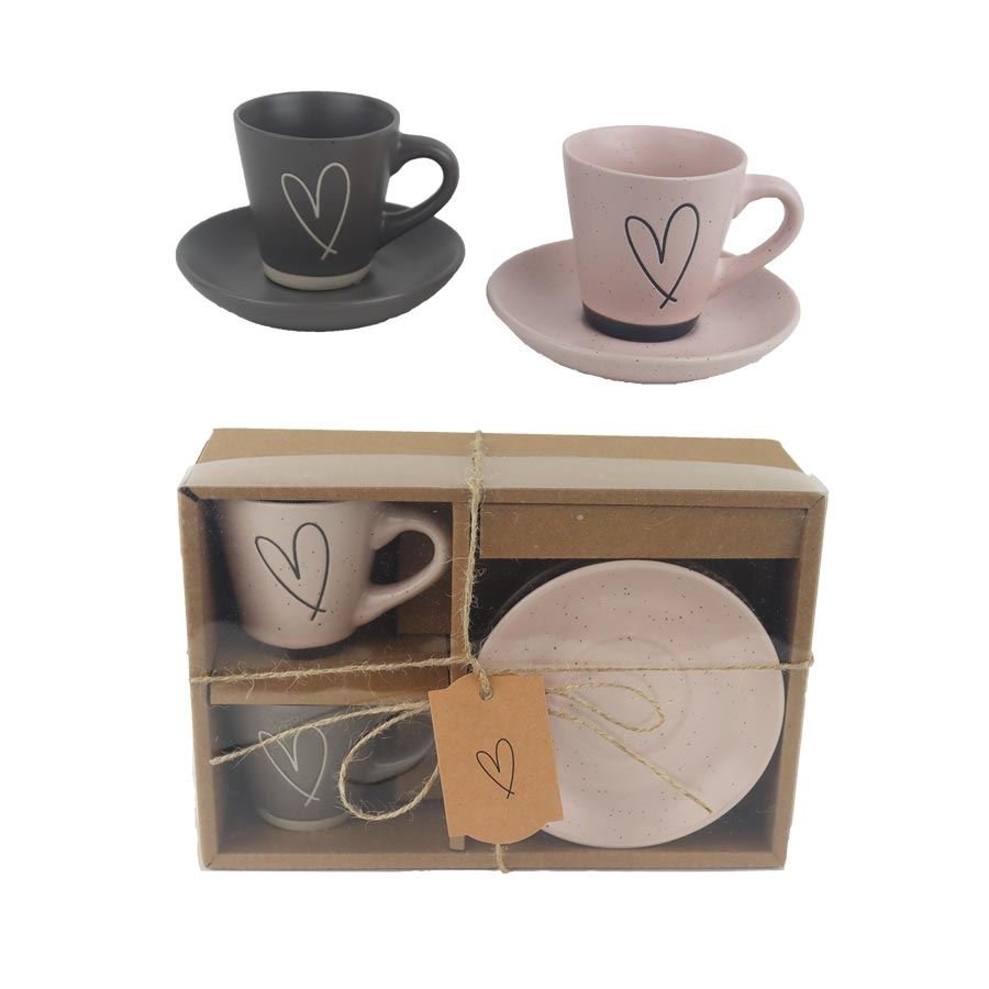 Hrníček s podšálkem, 2 sady X6960 - Dům, byt a zahrada