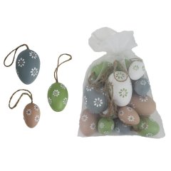Velikonoční vajíčka, 16 ks X6809 Nábytek - Bytové doplňky a dekorace - Sváteční dekorace - Velikonoční dekorace