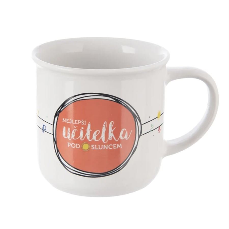 Hrnek porcelán NEJLEPŠÍ UČITELKA 0,34 l O0581 Hrnek porcelán NEJLEPŠÍ UČITELKA 0,34 l O0581