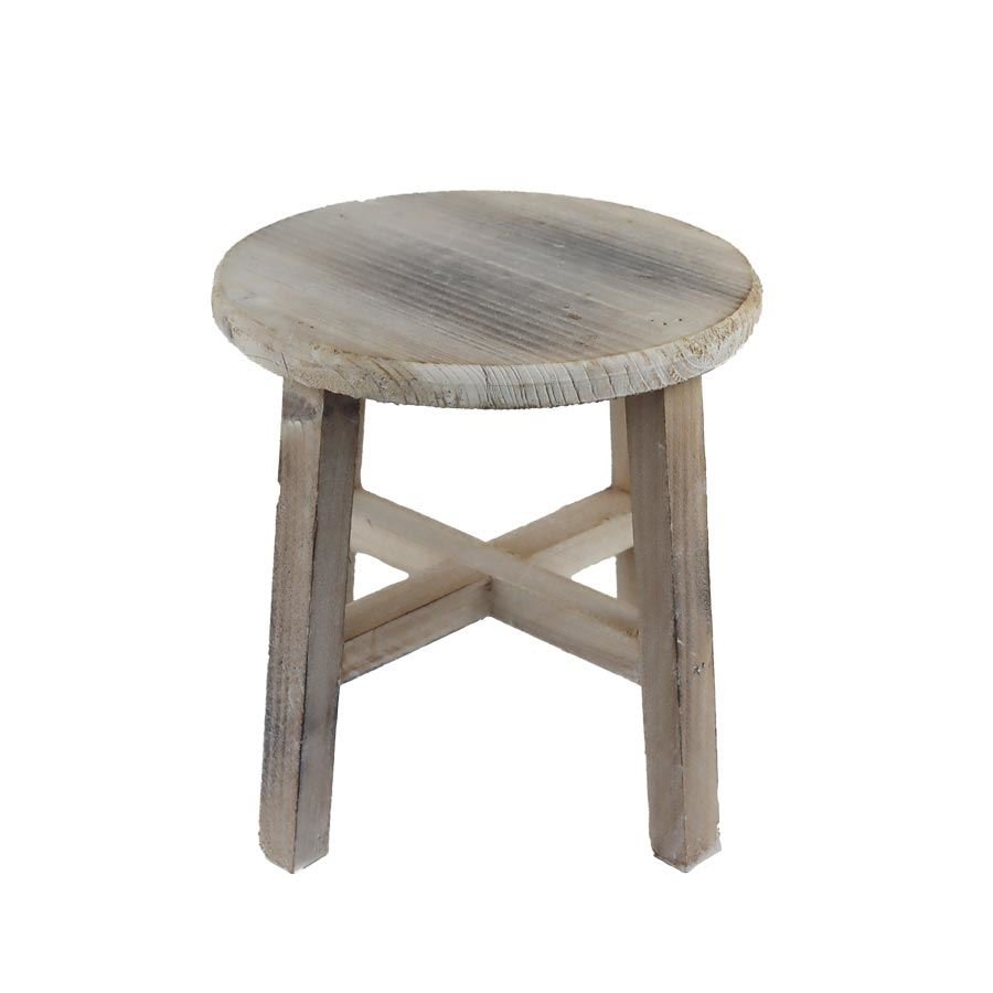 Dřevěná stolička na květiny D6047-01 Dřevěná stolička na květiny D6047-01
