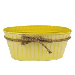Obal oválný žlutý K1522-02 Dům, byt a zahrada