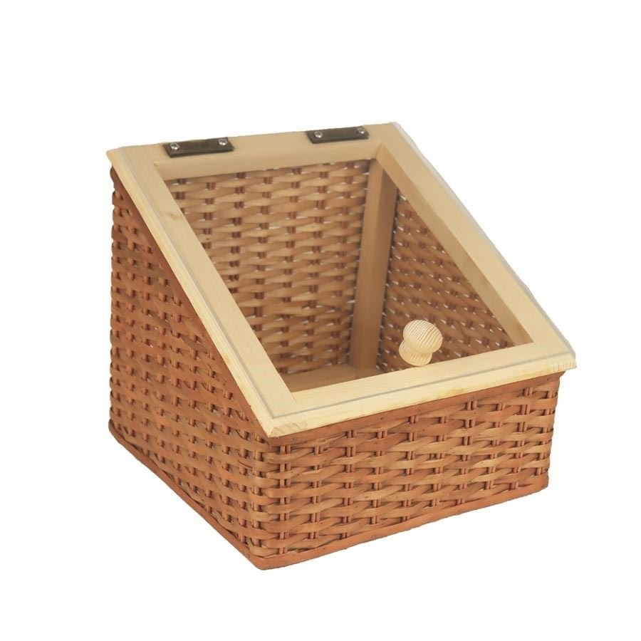X- koš pultový na kostře 30x30/13x27cm s plexisklem 70218 - Dům, byt a zahrada