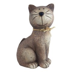 Dekorace kočka X6691 Nábytek - Bytové doplňky a dekorace - Sváteční dekorace - Velikonoční dekorace