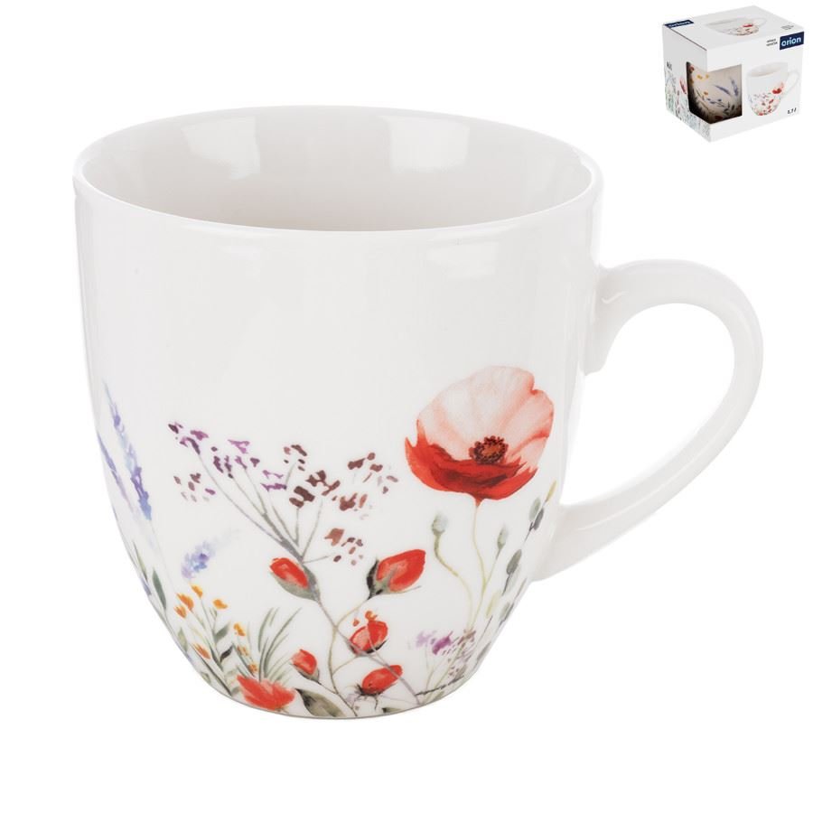 Dům, byt a zahrada - Hrnek porcelánový jumbo MÁK 1,1 l O0641 Hrnek porcelánový jumbo MÁK 1,1 l O0641 - Dům, byt a zahrada