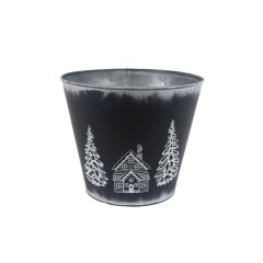 Květináč plechový K3749/3 Dům, byt a zahrada