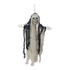 Závěsná kostra s hábitem dekorace na Halloween X7024 Nábytek - Bytové doplňky a dekorace - Sváteční dekorace - Vánoční dekorace