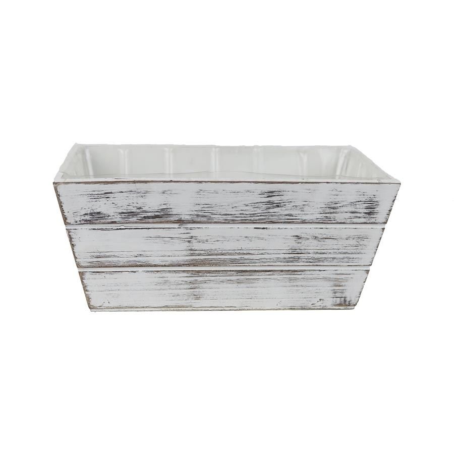 Dřevěný obal s plastem D7986