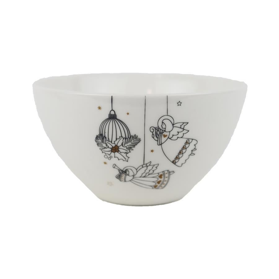 Dům, byt a zahrada - Porcelánová miska andílci X8724 Porcelánová miska andílci X8724 - Dům, byt a zahrada