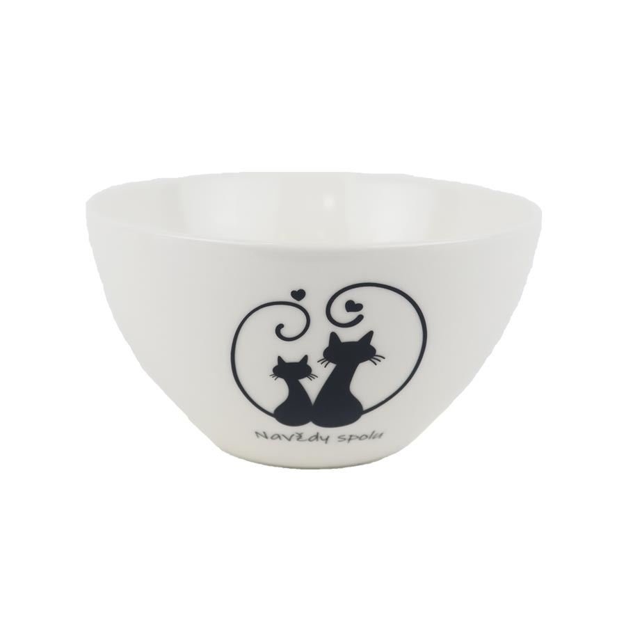 Porcelánová miska kočky X8722 - Dům, byt a zahrada