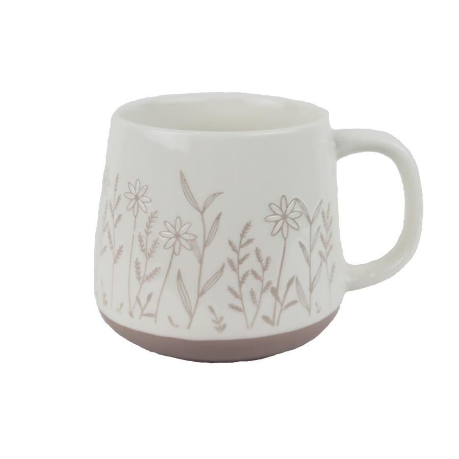 Dům, byt a zahrada - Porcelánový hrnek polní kvítí X8701 Porcelánový hrnek polní kvítí X8701 - Dům, byt a zahrada