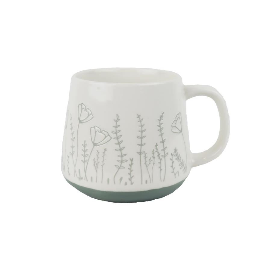 Nábytek - Bytové doplňky a dekorace - Sváteční dekorace - Vánoční dekorace - Porcelánový hrnek polní kvítí X8702 Porcelánový hrnek polní kvítí X8702 - Vánoční dekorace