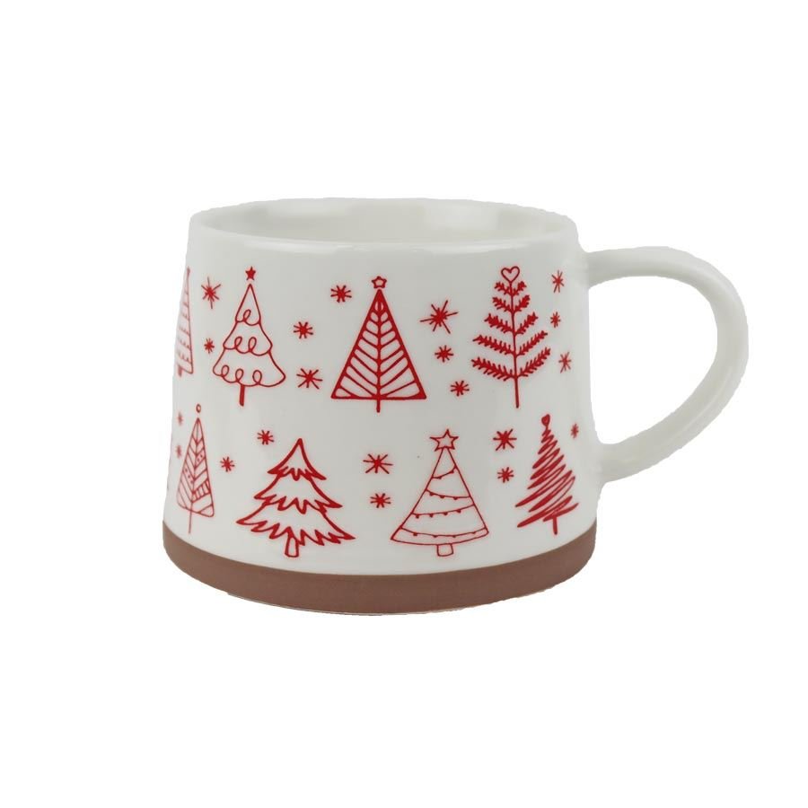 Nábytek - Bytové doplňky a dekorace - Sváteční dekorace - Vánoční dekorace - Vánoční porcelánový hrnek X8715-08 Vánoční porcelánový hrnek X8715-08 - Vánoční dekorace