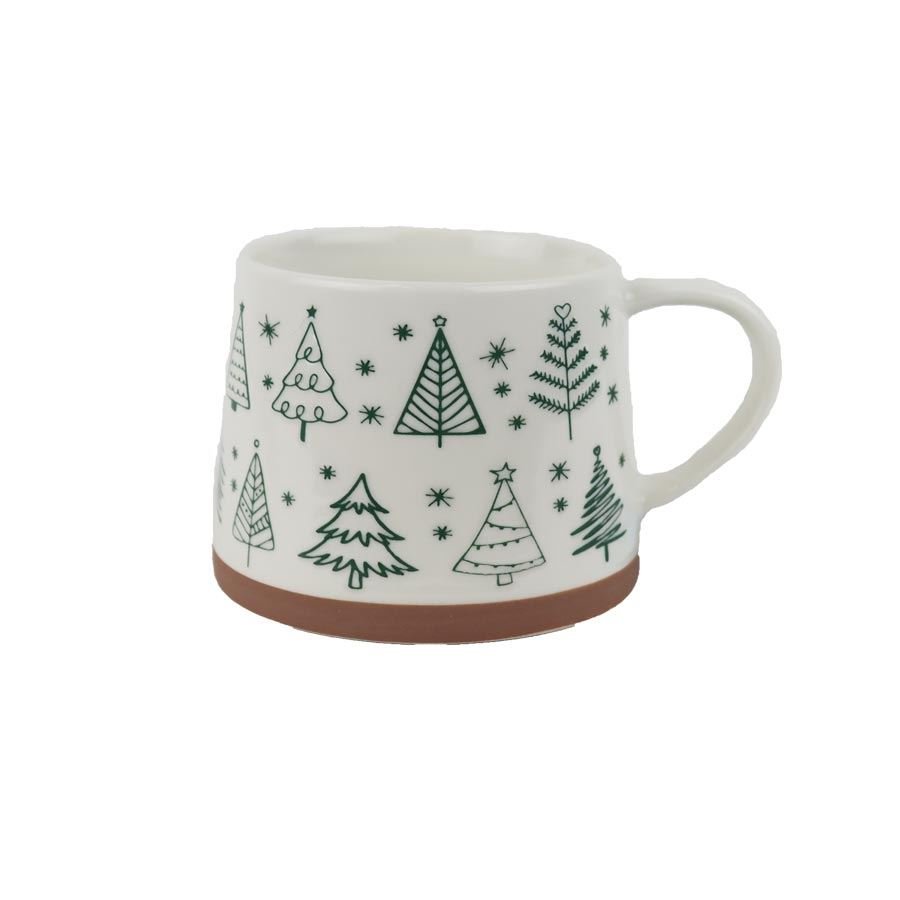 Nábytek - Bytové doplňky a dekorace - Sváteční dekorace - Vánoční dekorace - Vánoční porcelánový hrnek X8715-15 Vánoční porcelánový hrnek X8715-15 - Vánoční dekorace