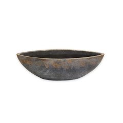 Gondola cement 28 cm hnědá patina M0100/1