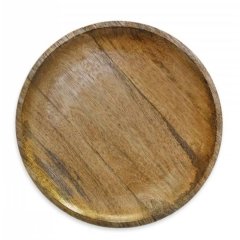 Tác mango dřevo pr.30,5cm M0097 Dům, byt a zahrada